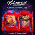 Red Fueled By Adventure Performance Hoodie