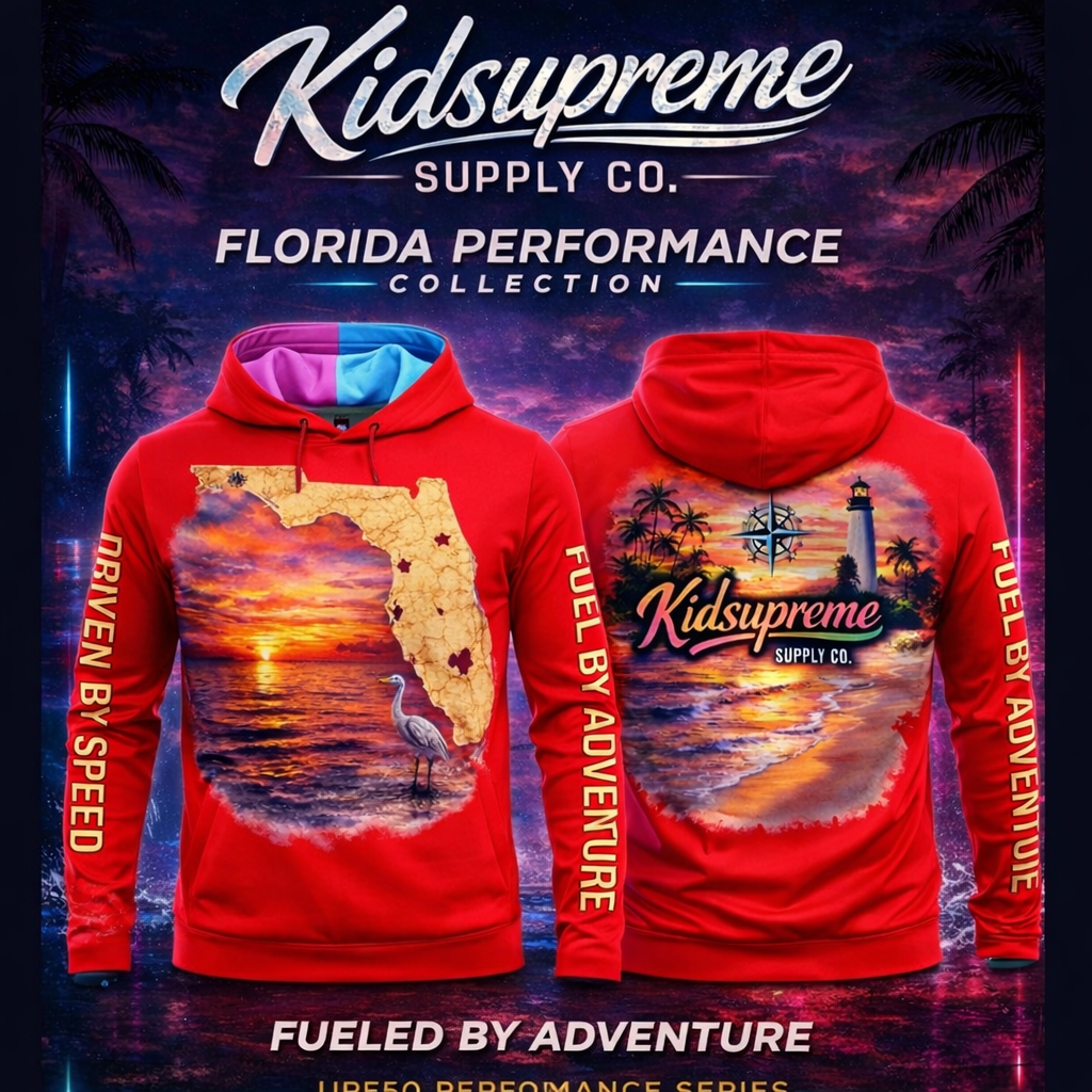 Red Fueled By Adventure Performance Hoodie